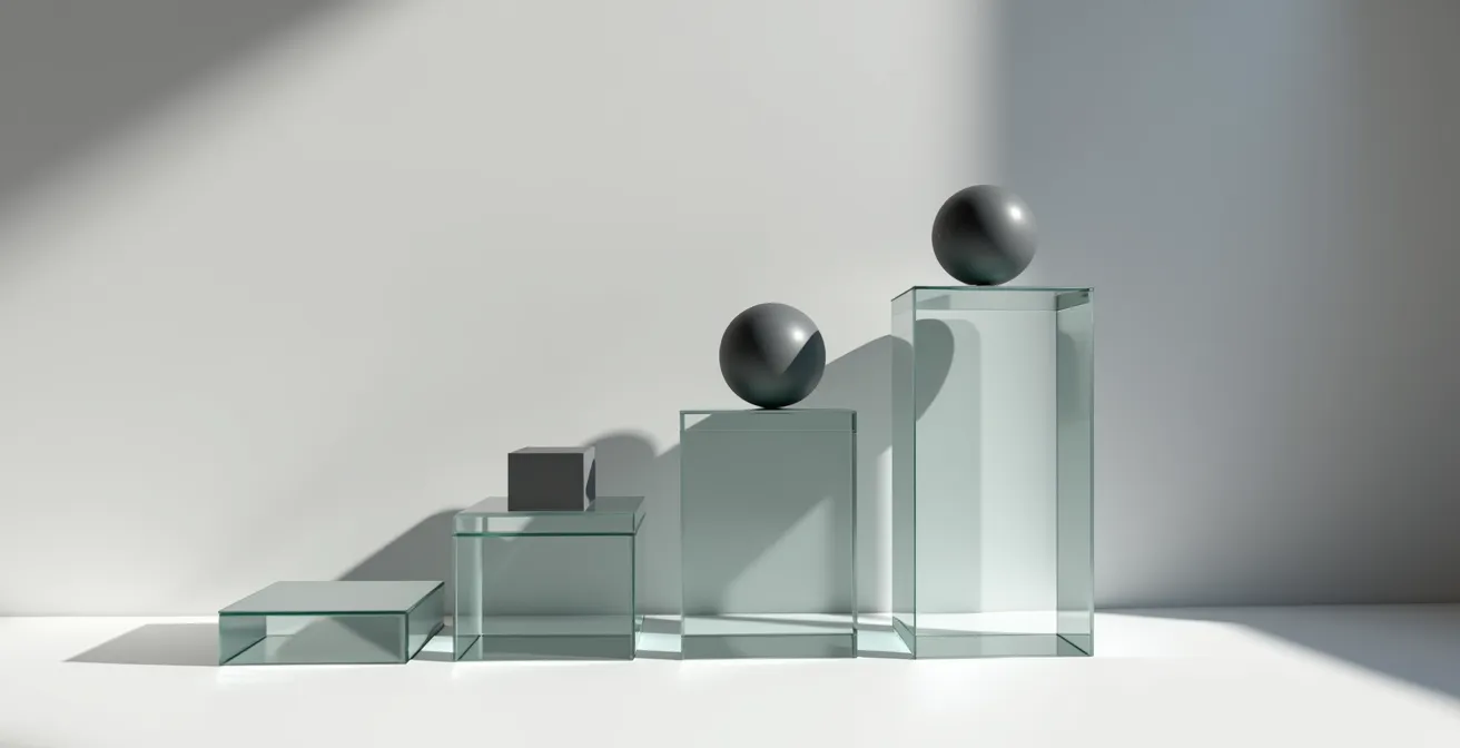 Abstract visualization of art market price movements over time